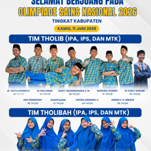 SMP Quran Alkarima Kirim Delegasi Terbaik pada Olimpiade Sains Nasional 2026 Tingkat Kabupaten