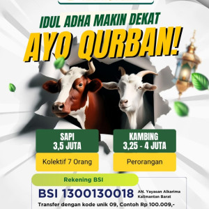 AYO QURBAN: Jemput Keberkahan Idul Adha Bersama Yayasan Alkarima