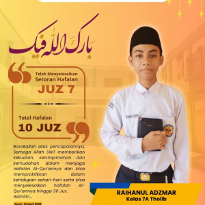 Laporan Perkembangan Hafalan Al-Qur’an Santri SMP Quran Alkarima