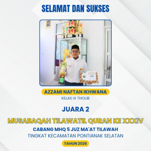 Siswa SMP Quran Alkarima Raih Juara 2 MTQ Tingkat Kecamatan Pontianak Selatan Tahun 2026